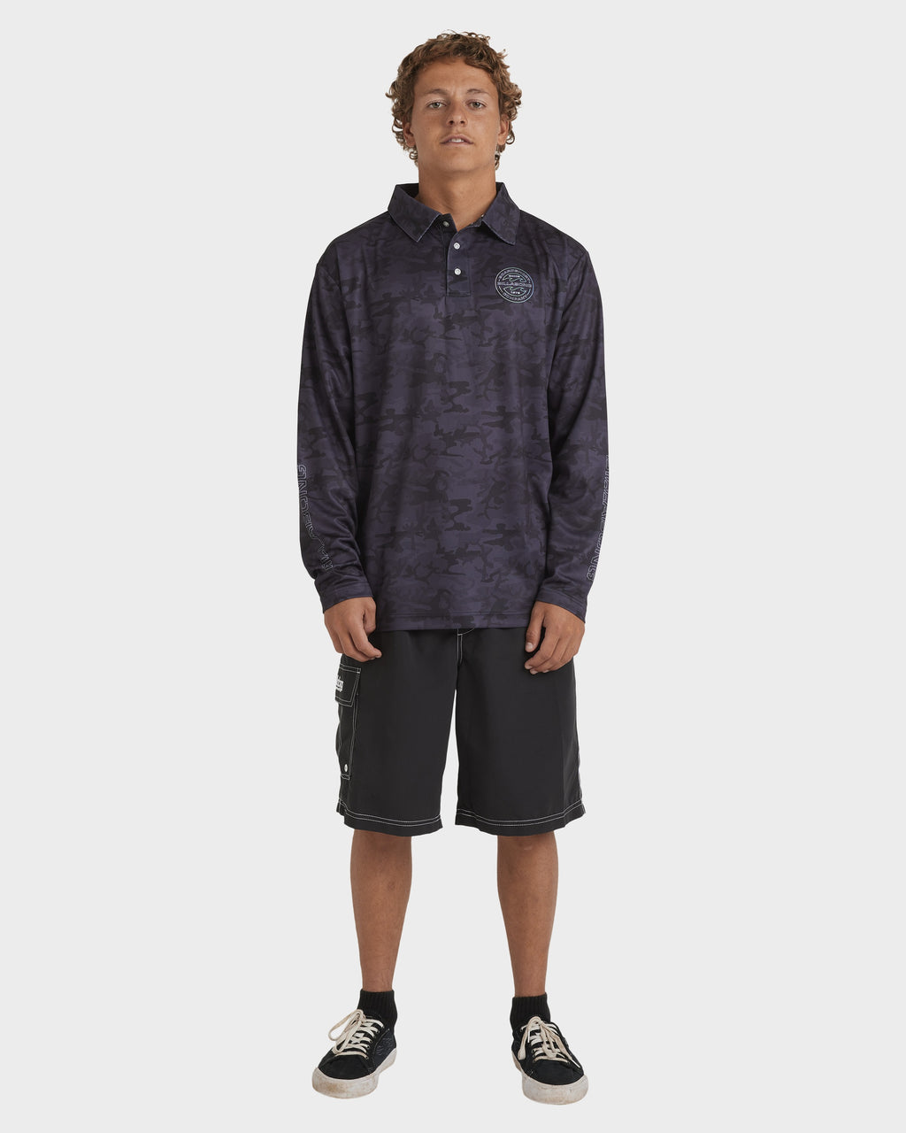 Mens Fisho Long Sleeve Surf Shirt