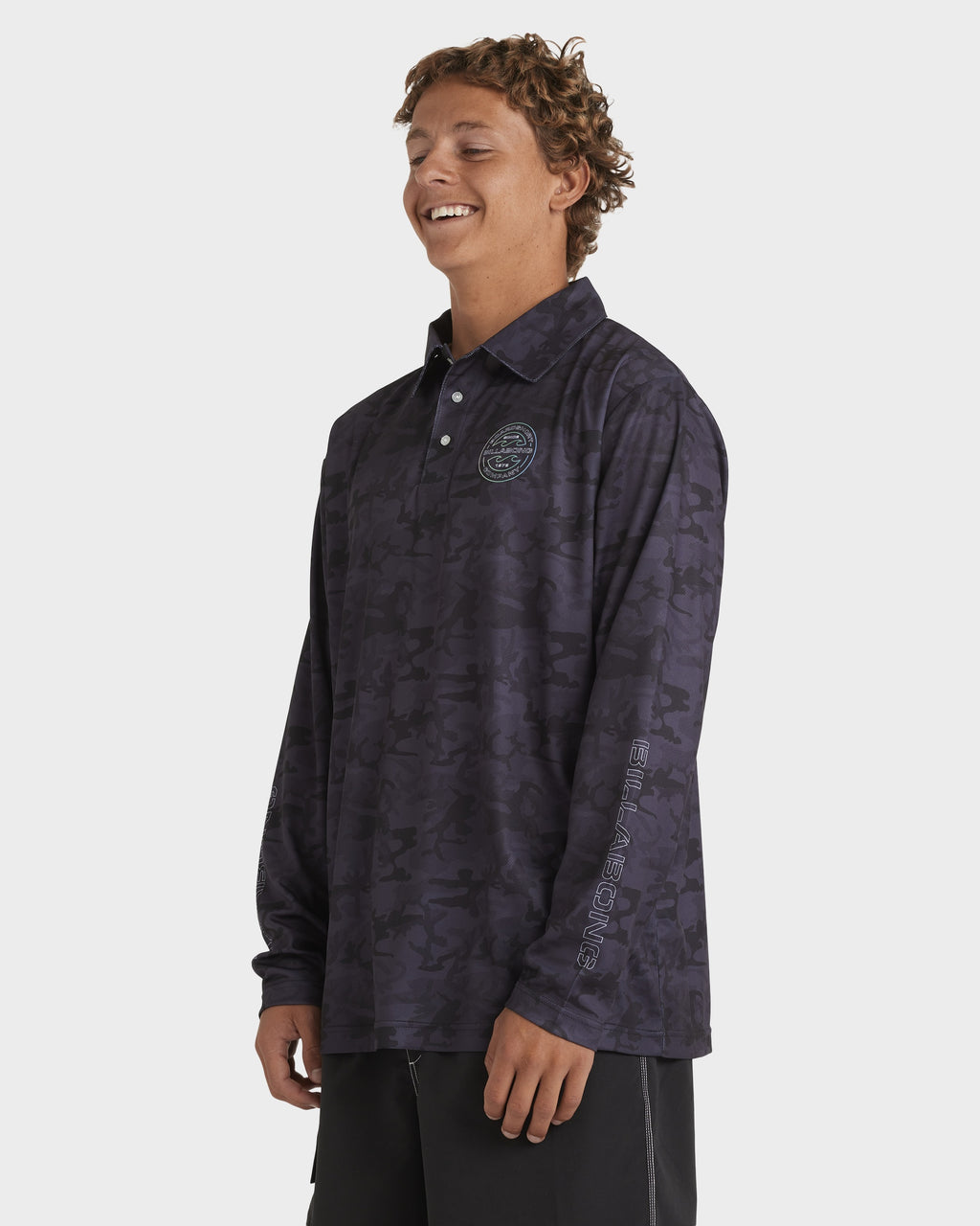 Mens Fisho Long Sleeve Surf Shirt