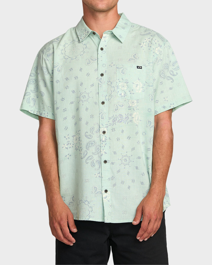 Mens Sundays Short Sleeve Shirt