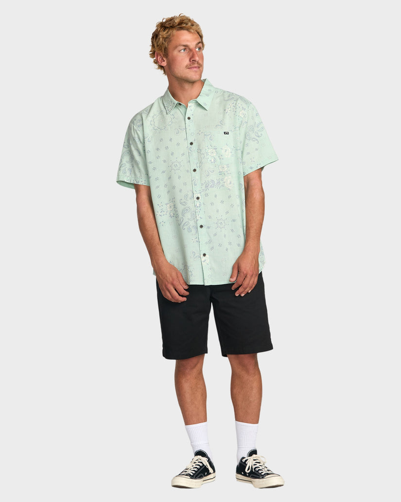 Mens Sundays Short Sleeve Shirt