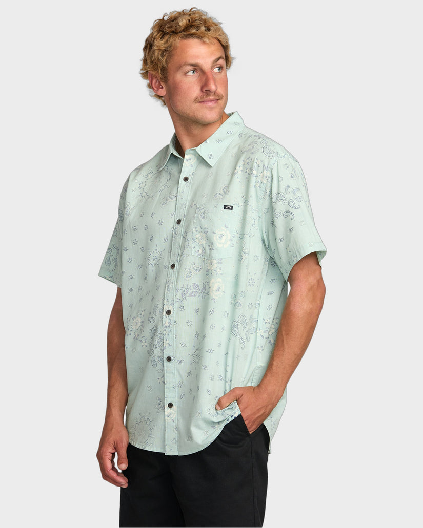 Mens Sundays Short Sleeve Shirt