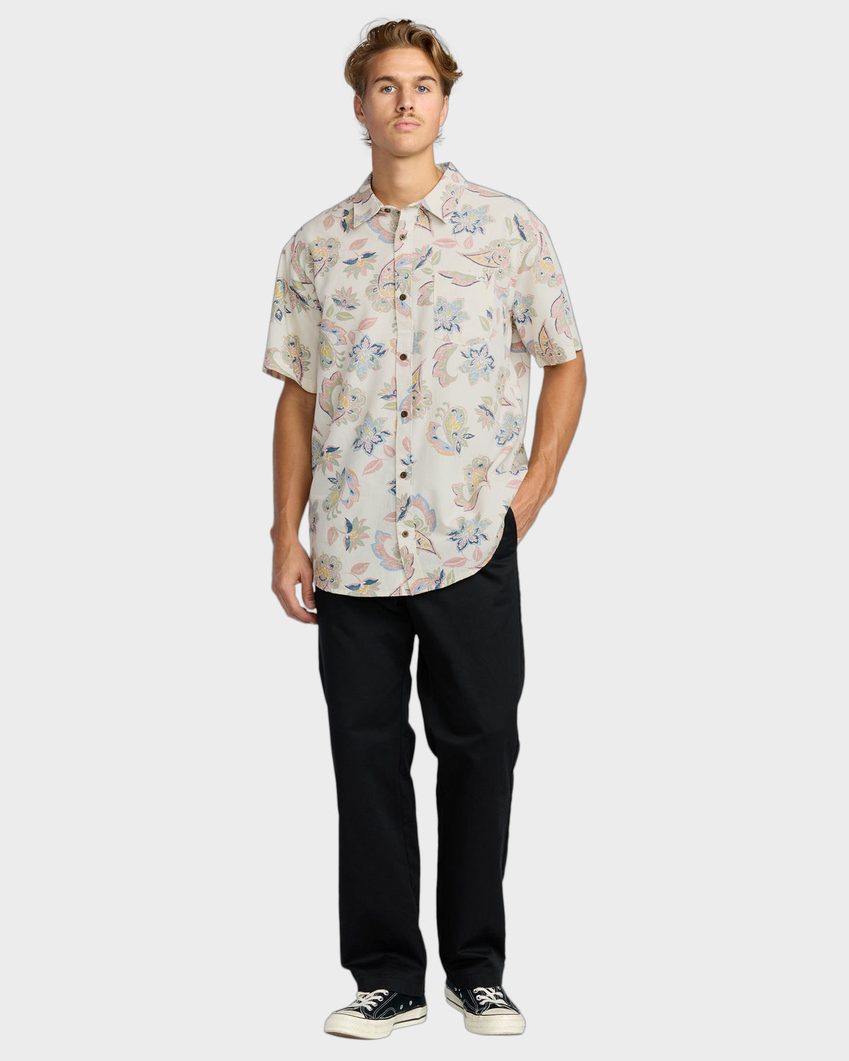 Mens Sundays Short Sleeve Shirt