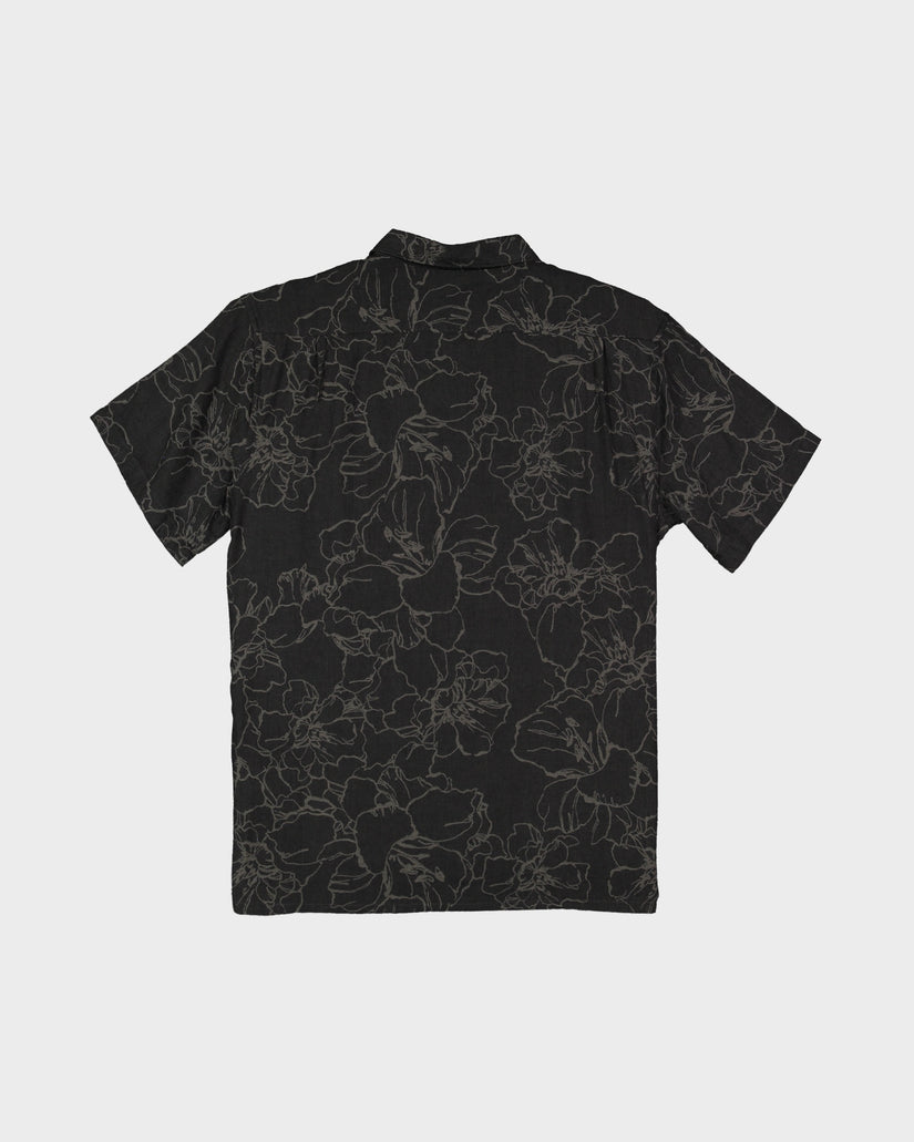 Mens Sundays Jacquard Short Sleeve Shirt