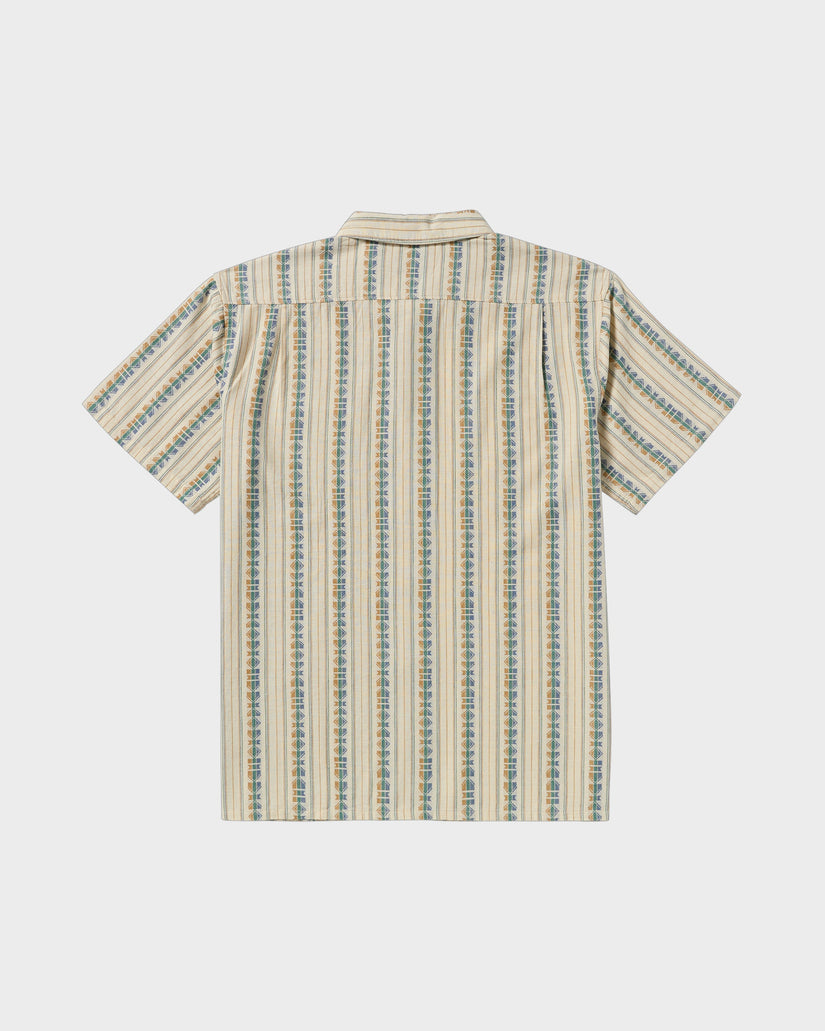 Mens Sundays Jaquard Short Sleeve Shirt