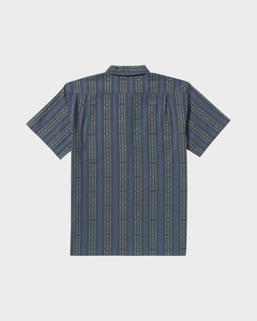 Mens Sundays Jaquard Short Sleeve Shirt