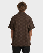 Mens Sundays Jaquard Short Sleeve Shirt