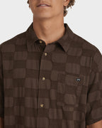 Mens Sundays Jaquard Short Sleeve Shirt