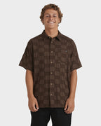 Mens Sundays Jaquard Short Sleeve Shirt