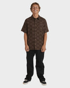 Mens Sundays Jaquard Short Sleeve Shirt