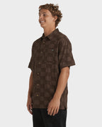 Mens Sundays Jaquard Short Sleeve Shirt