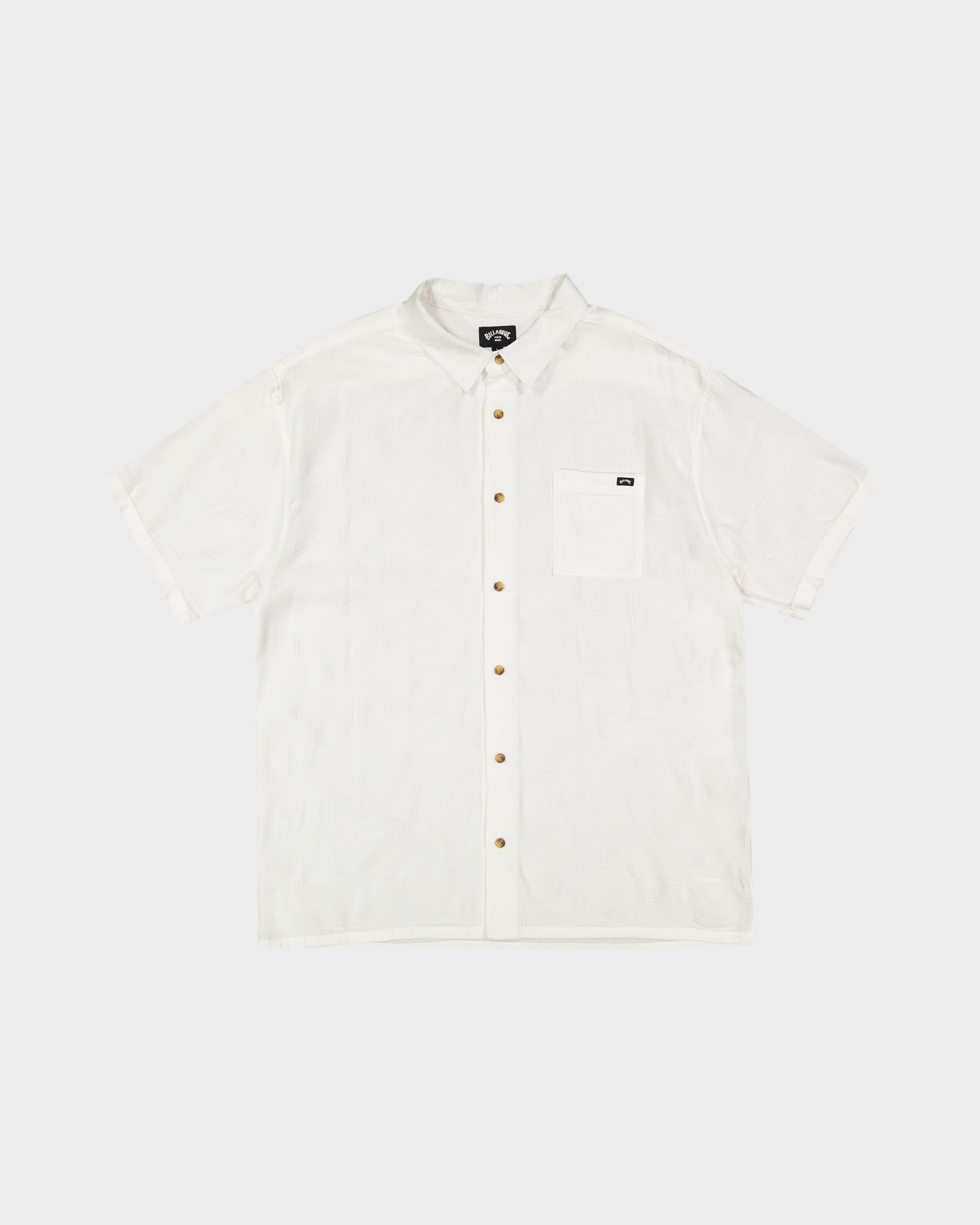 Mens Sundays Jaquard Short Sleeve Shirt