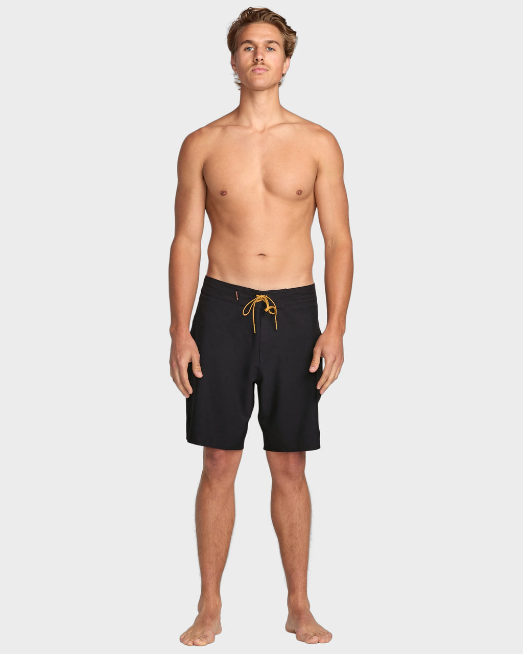 Mens Black Star Surf Pro Boardshorts
