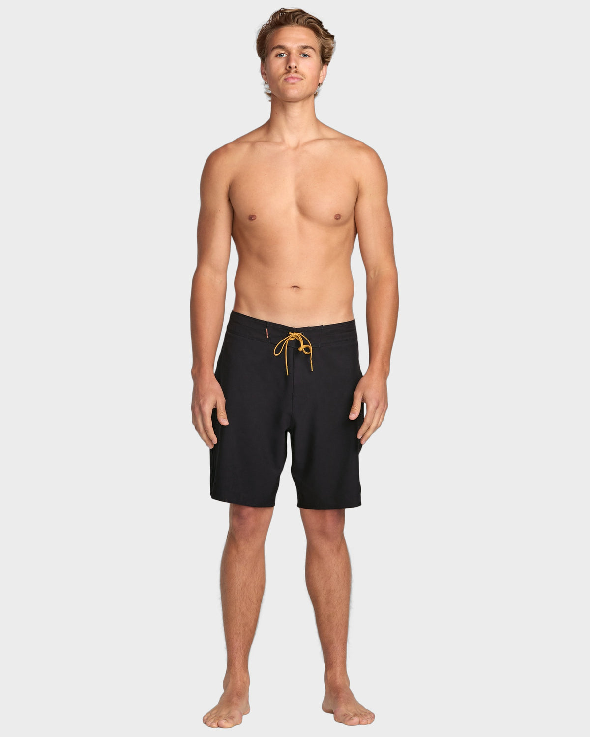 Mens Black Star Surf Pro Boardshorts