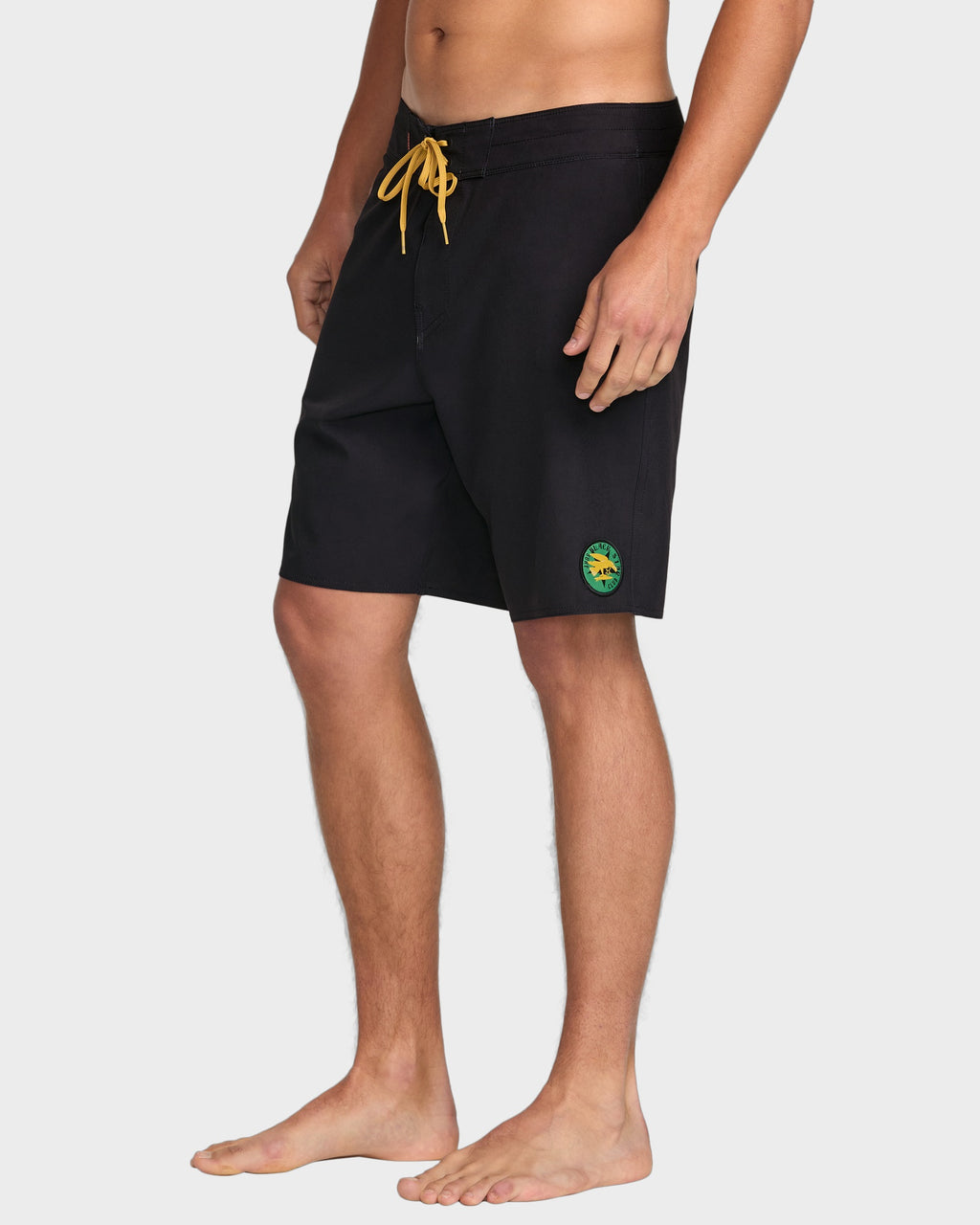 Mens Black Star Surf Pro Boardshorts