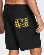 Mens Black Star Surf Pro Boardshorts