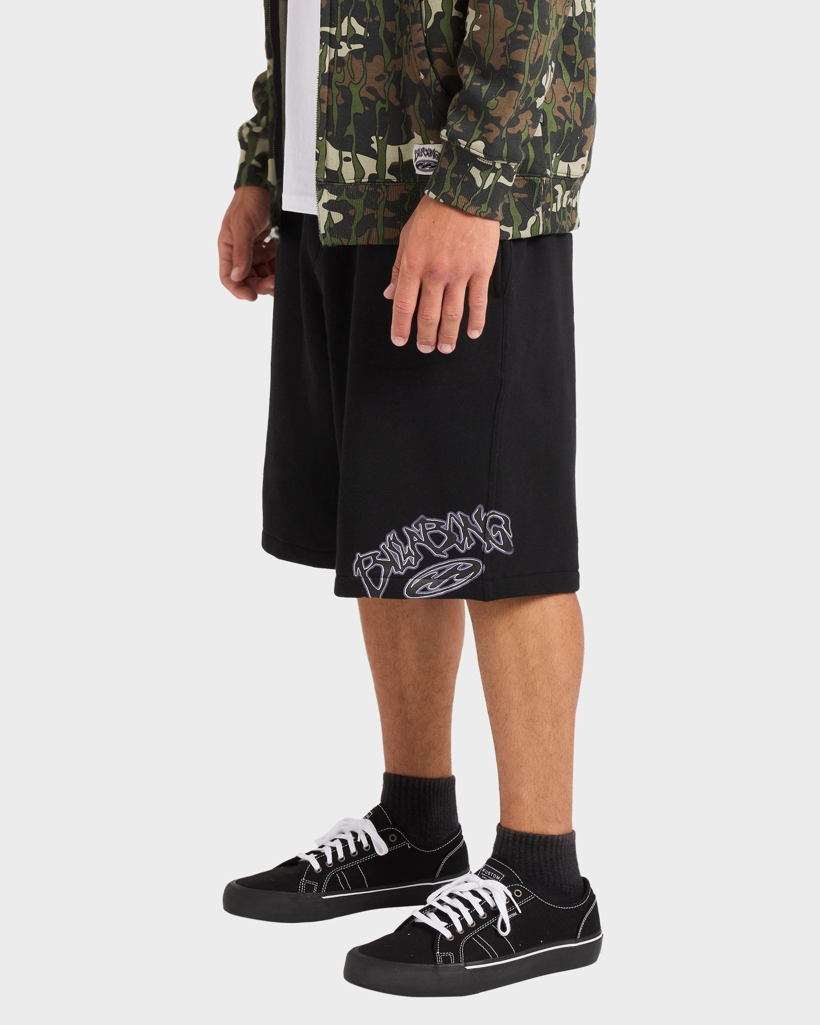 Mens Bad Dog Fleece Corduroy Walkshorts