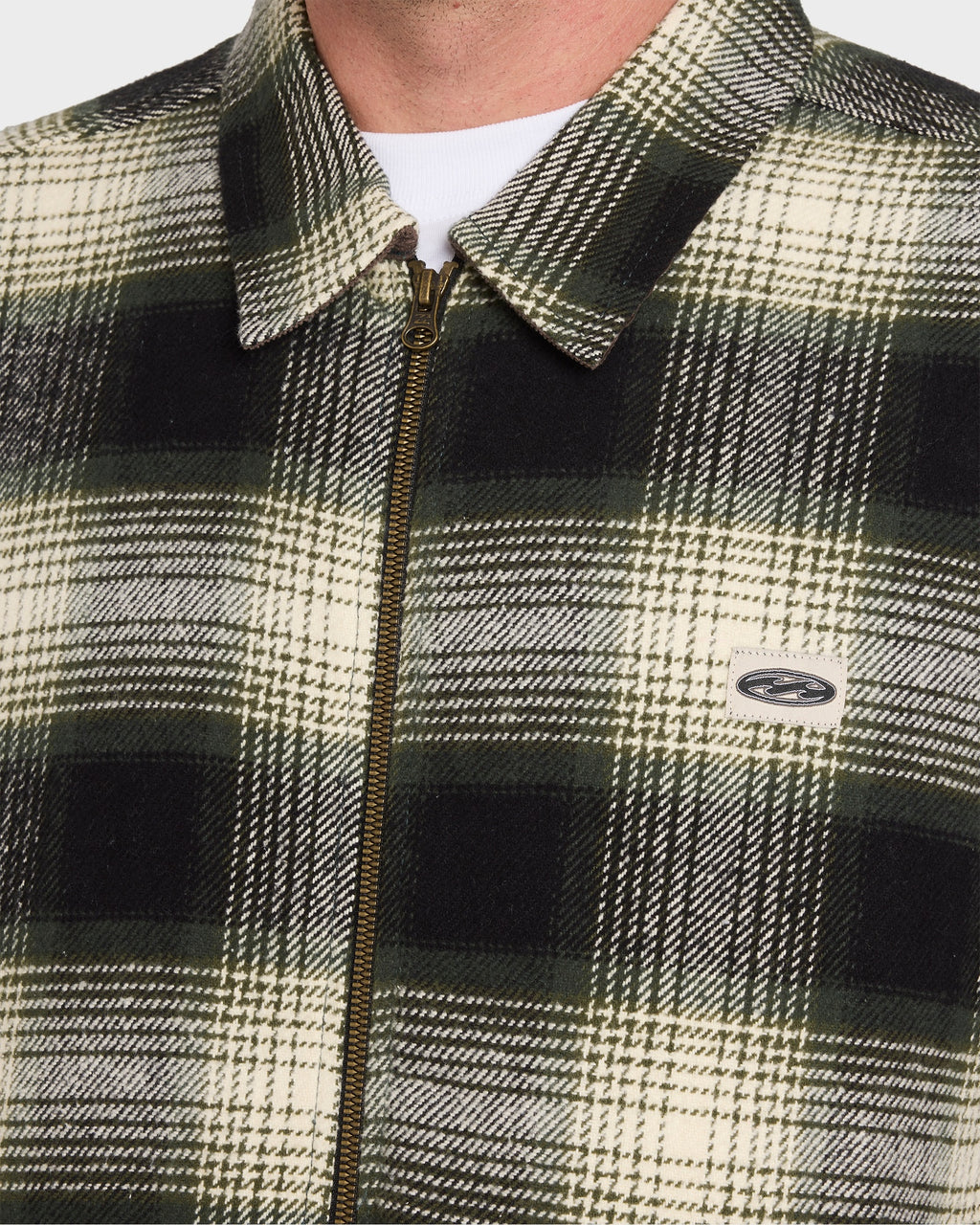 Mens Bad Dog Flannel Jacket
