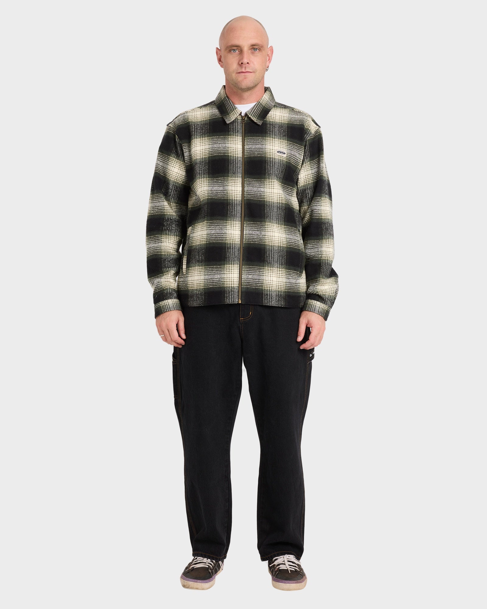 Mens Bad Dog Flannel Jacket