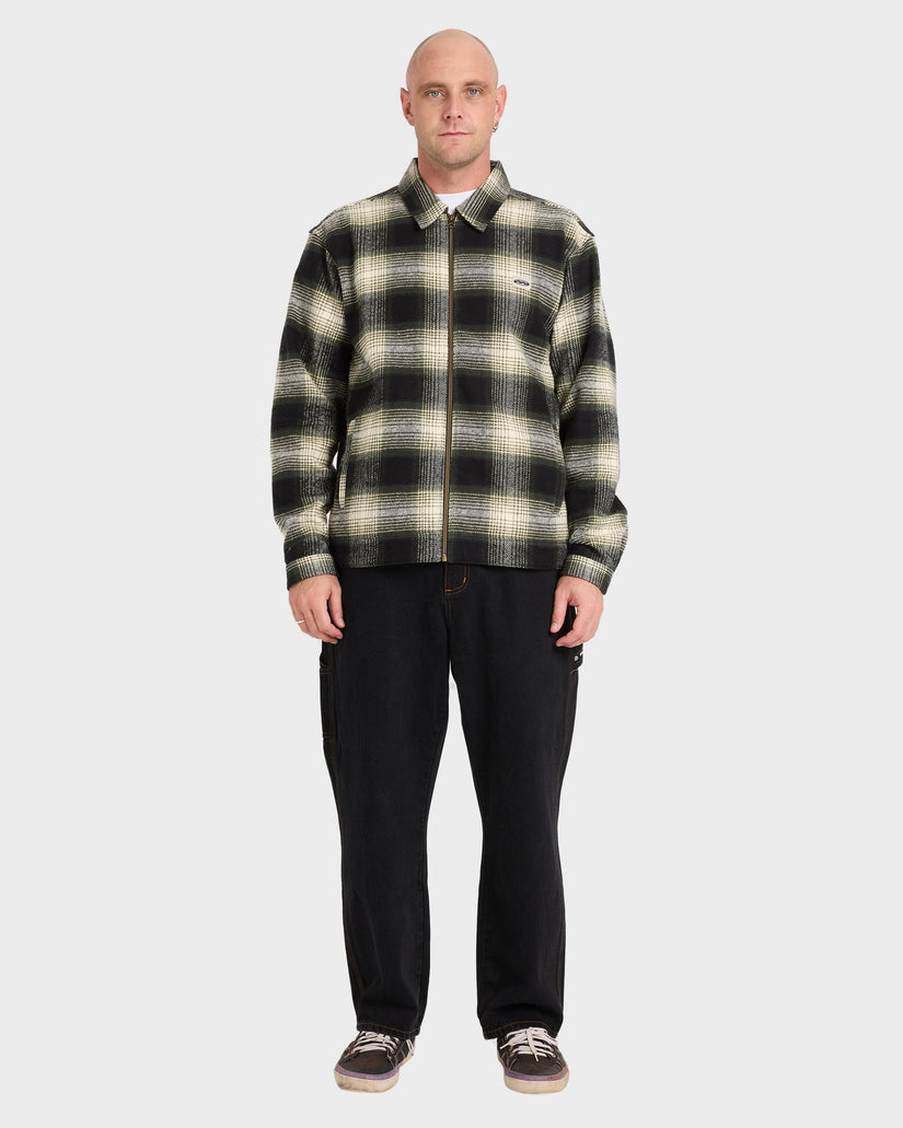 Mens Bad Dog Flannel Jacket