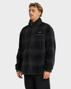 Mens Gnaraloo Reversible Mock Neck Fleece Top