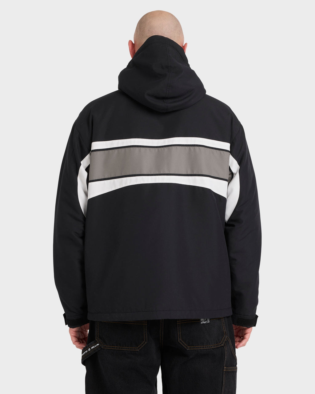 Mens Fluid 2K Hooded Bomber
