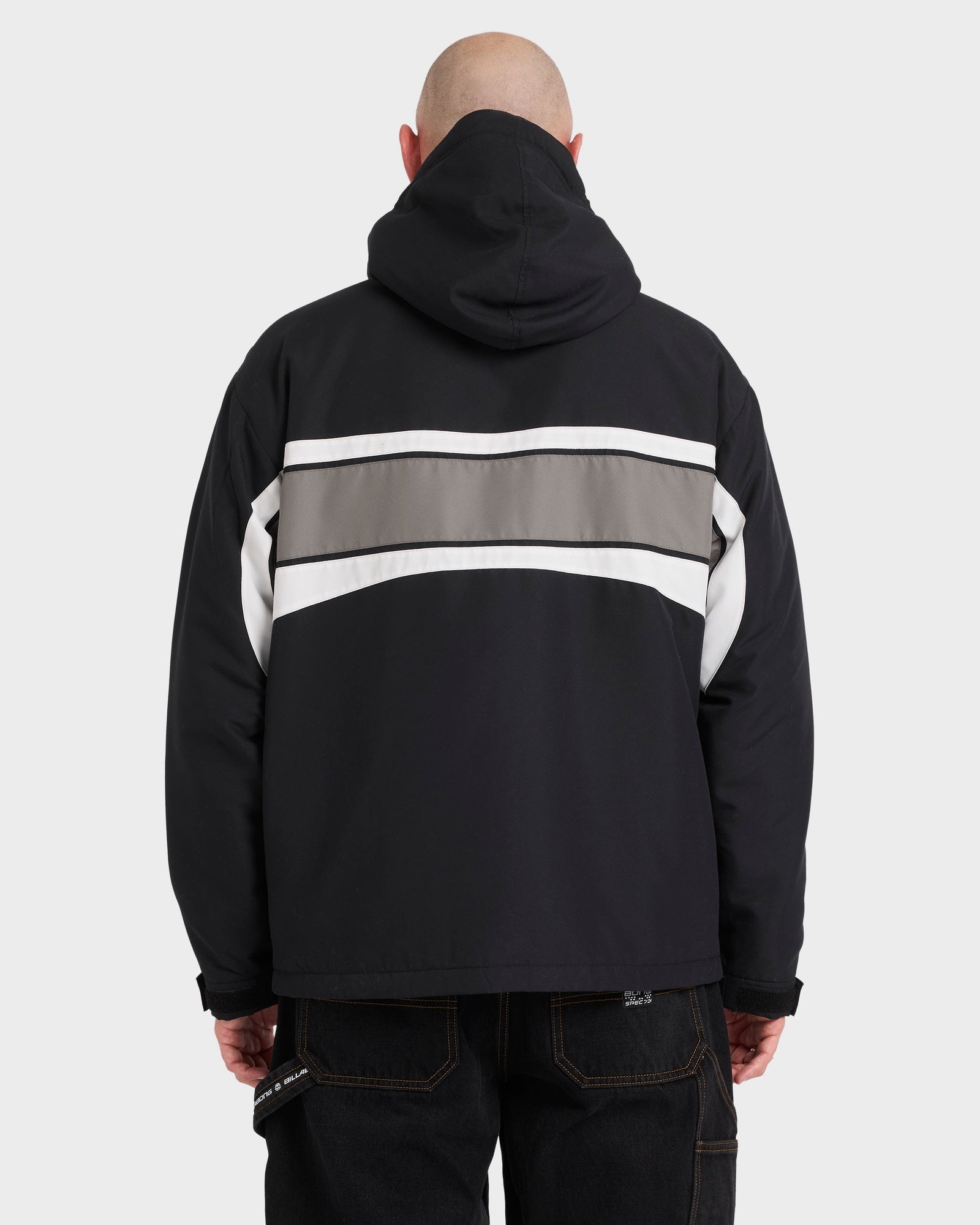 Mens Fluid 2K Hooded Bomber