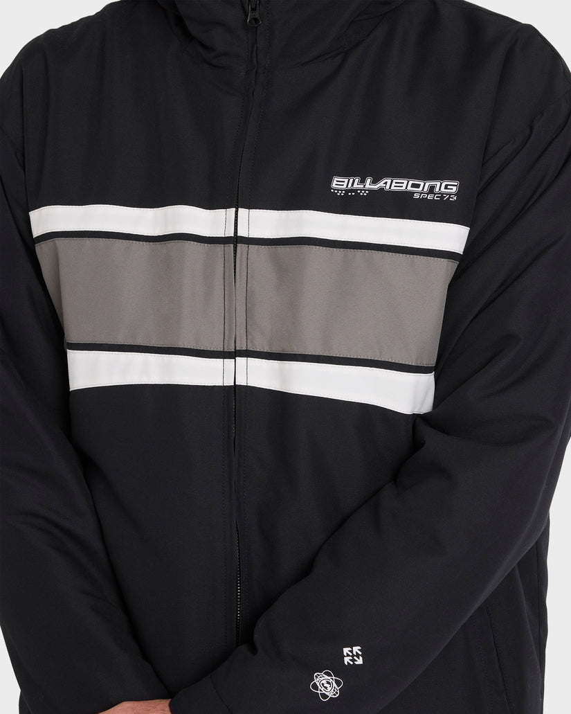 Mens Fluid 2K Hooded Bomber