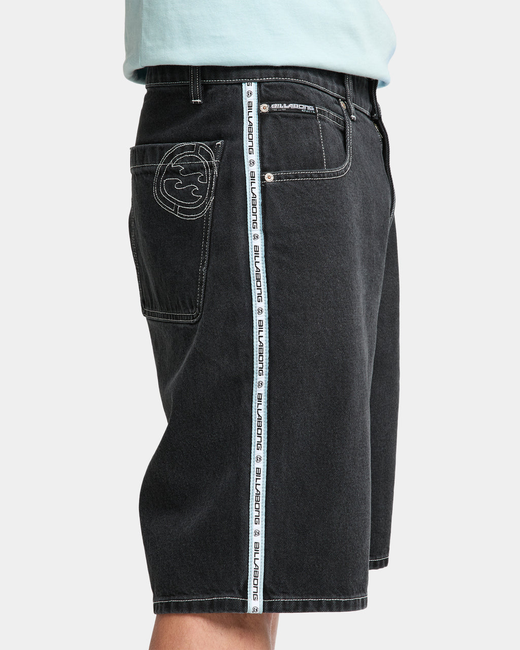 Mens Spec 73 Signals Baggy Fit Denim Shorts