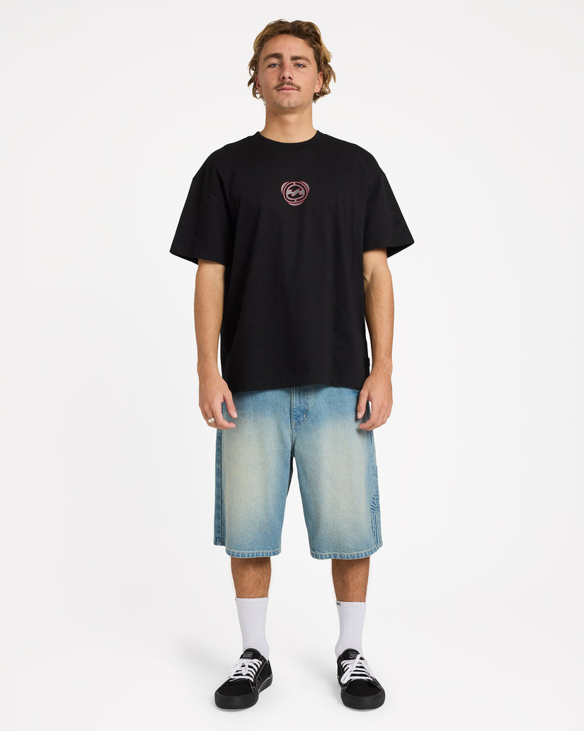 Mens Script Smoko Denim 22" Shorts