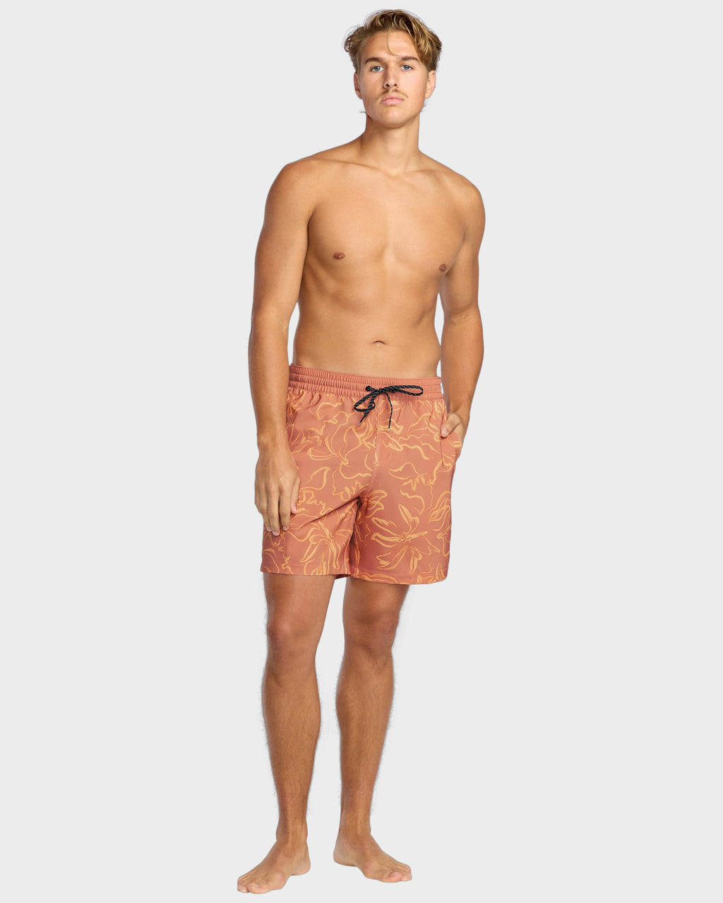 Mens Sundays Layback 17" Swim Shorts