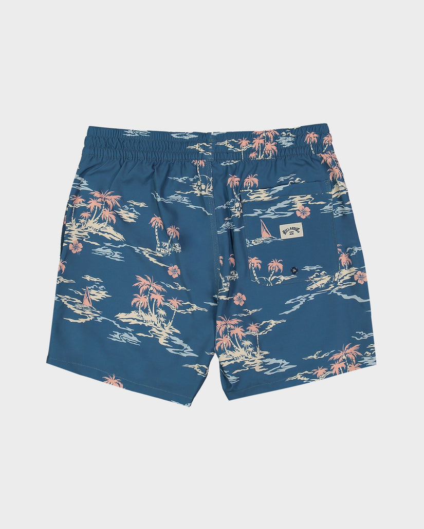 Mens Lineup Layback 17" Swim Shorts