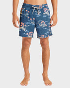 Mens Lineup Layback 17" Swim Shorts