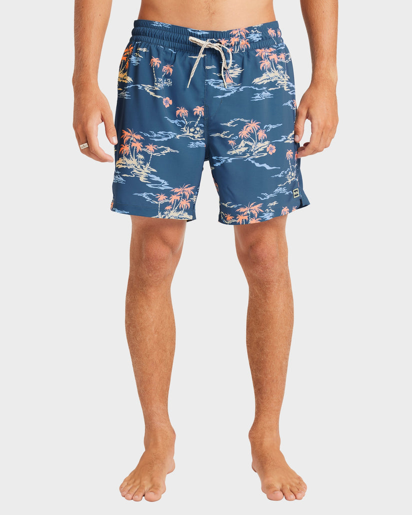 Mens Lineup Layback 17" Swim Shorts