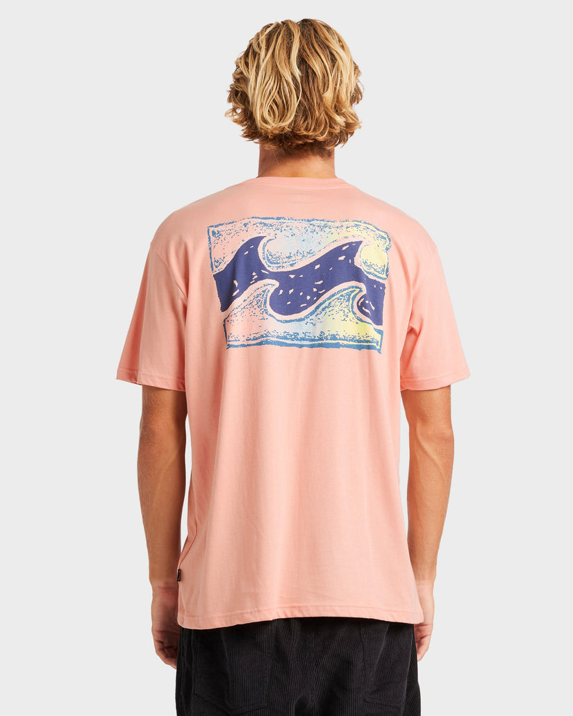 Mens Crayon Wave T-Shirt