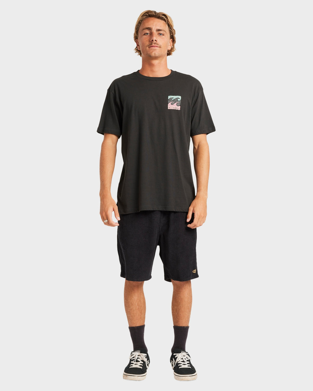 Mens Crayon Wave T-Shirt