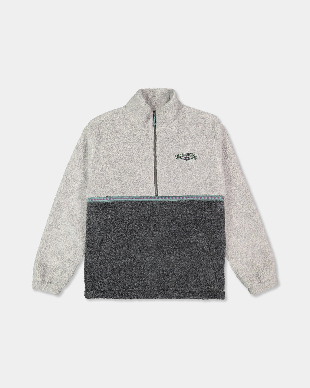 Mens Tombstone Mock Neck Fleece Top