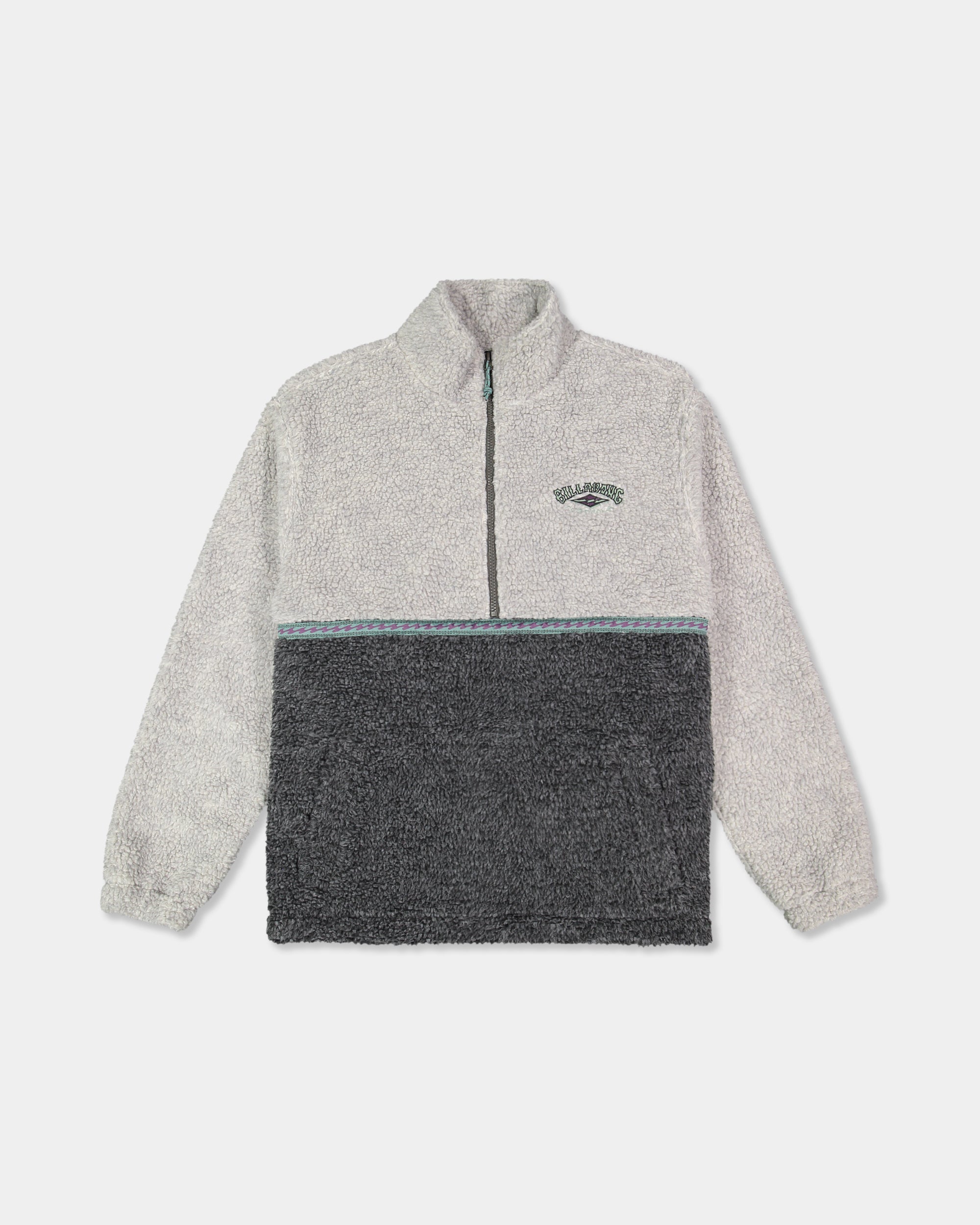 Mens Tombstone Mock Neck Fleece Top