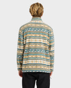 Mens Boundary Mock Neck Fleece Top