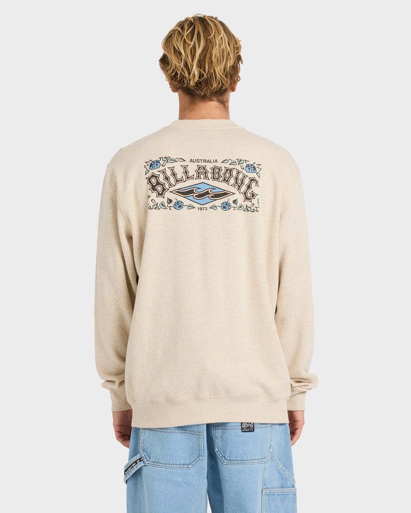 Mens Short Sands Crew Neck Fleece Top