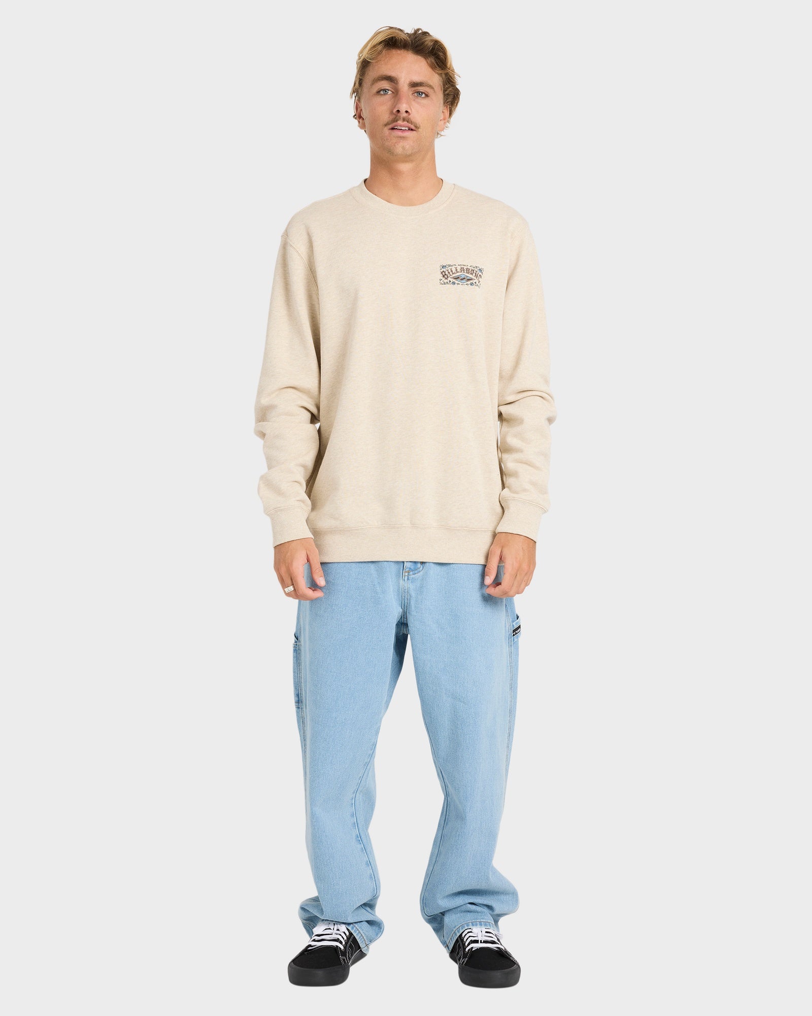 Mens Short Sands Crew Neck Fleece Top