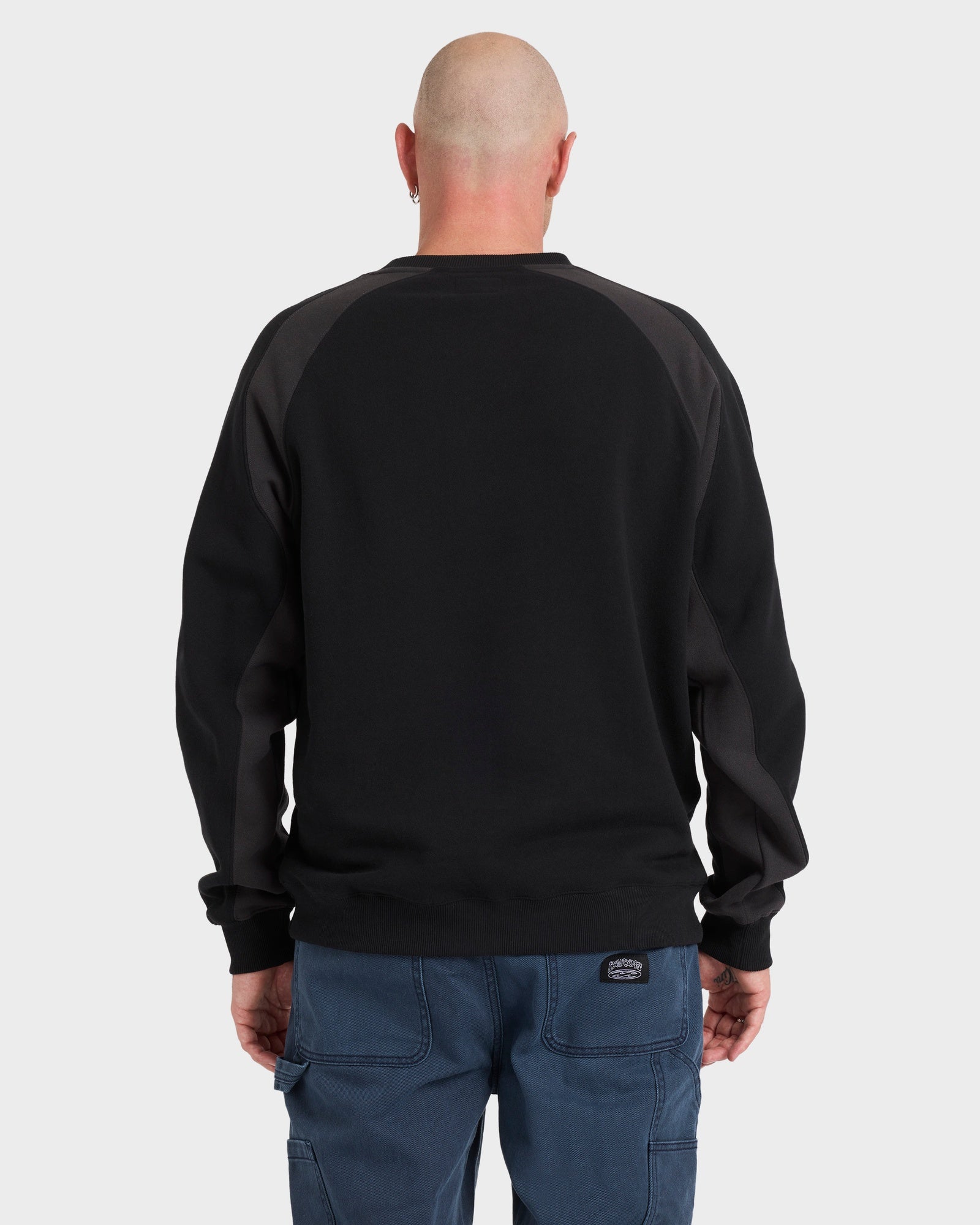 Mens Bad Dog Crew Neck Fleece