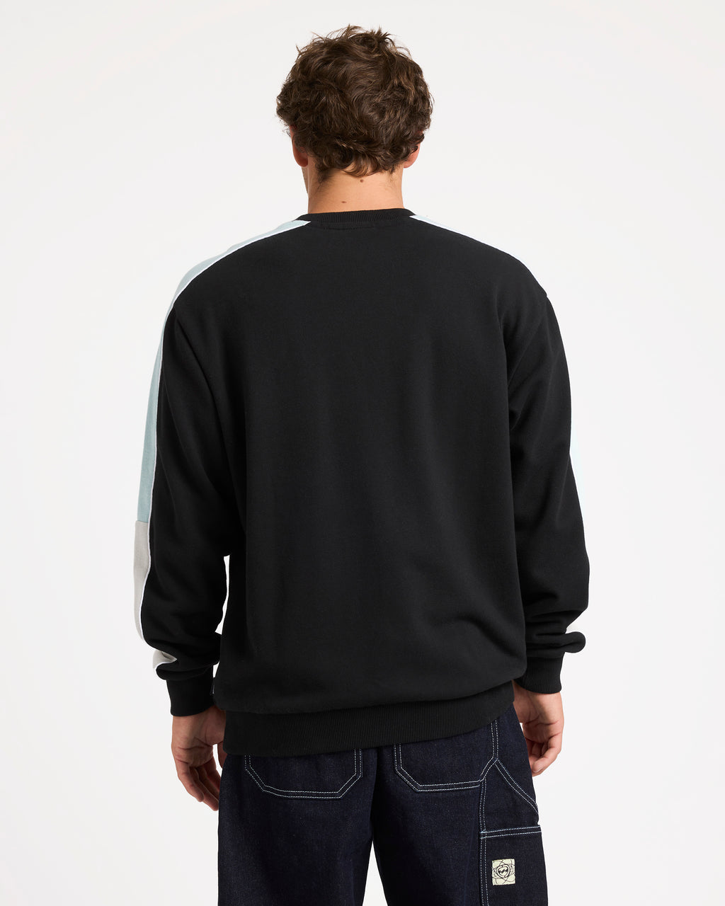 Mens Spec Bio Pill Crew Neck Fleece Top