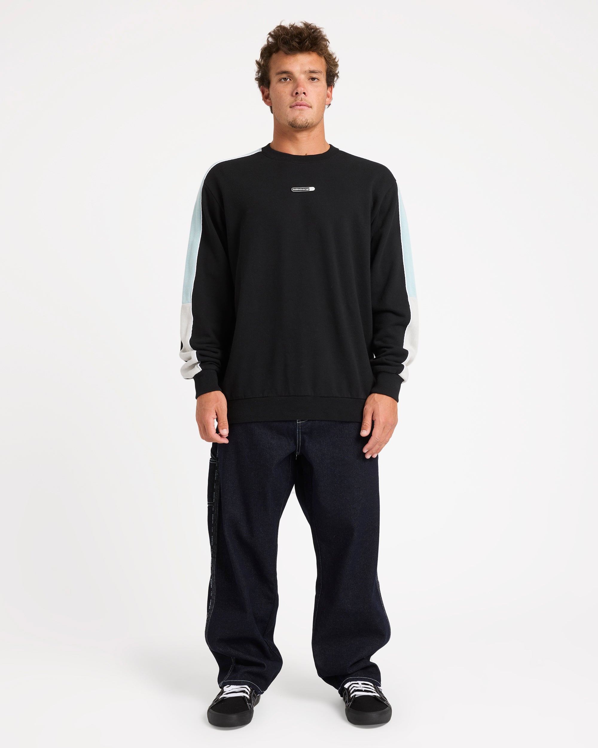 Mens Spec Bio Pill Crew Neck Fleece Top