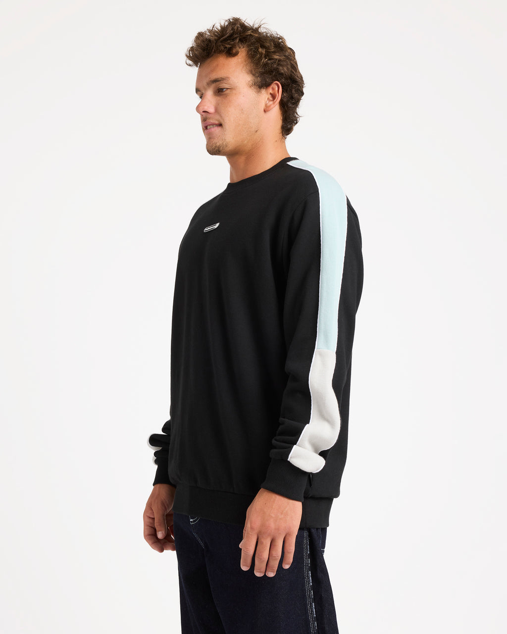 Mens Spec Bio Pill Crew Neck Fleece Top