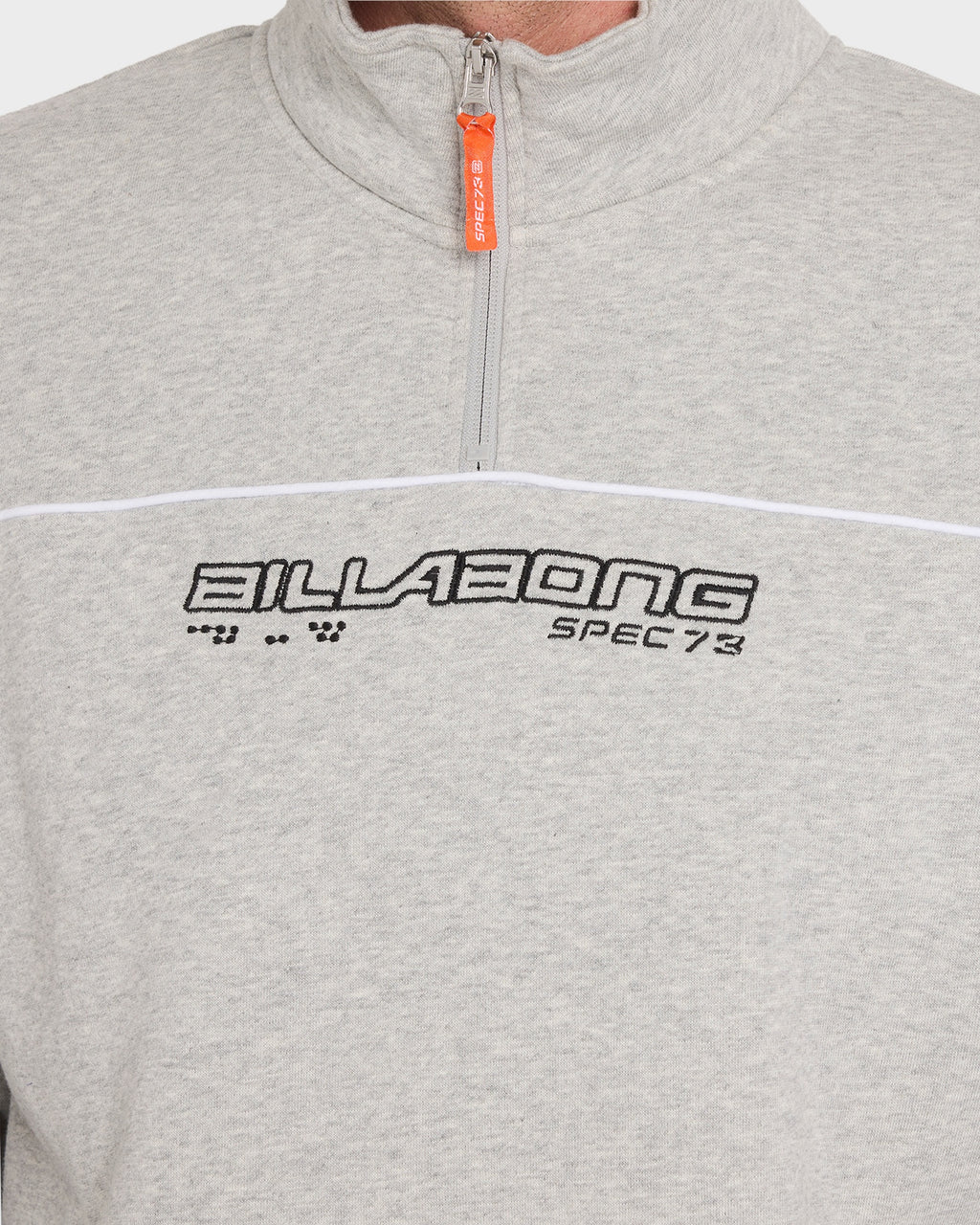 Mens Spec 73 1/4 Zip Mock Neck Fleece Top