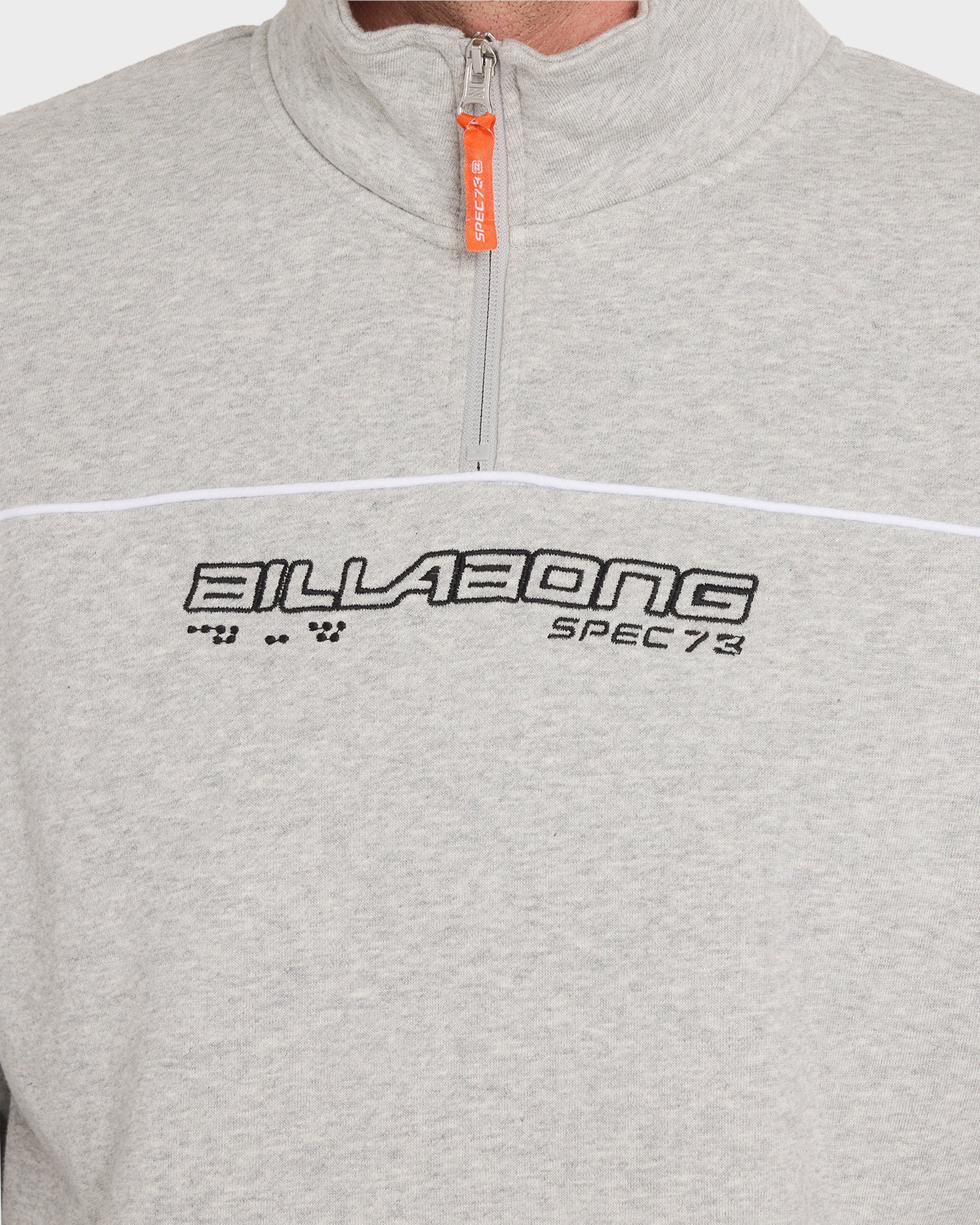 Mens Spec 73 1/4 Zip Mock Neck Fleece Top