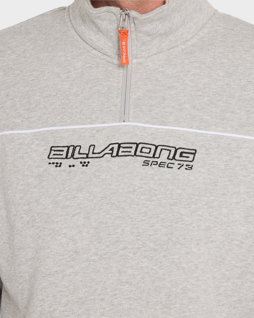 Mens Spec 73 1/4 Zip Mock Neck Fleece Top