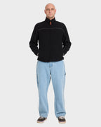 Mens Spec 73 Polar 1/4 Zip Mock Neck Fleece Top