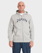 Mens Bad Dog Arch Zip Up Hoodie
