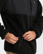 Mens Boundary Summit Mock Neck Fleece Top